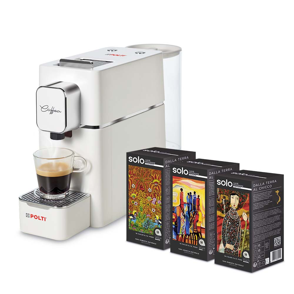 Polti Coffea S15 com Kit  degustação 54 cápsulas E.S.E.