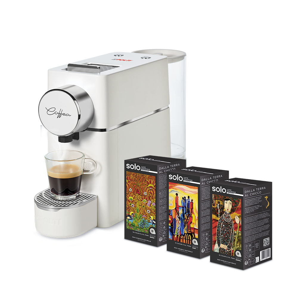Polti Coffea S18 com Kit degustação 54 cápsulas E.S.E.
